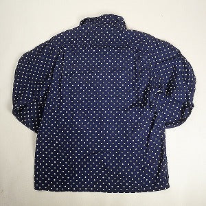 At Last ＆ Co アットラスト/BUTCHER PRODUCTS ブッチャープロダクツ DOT RAYON SHIRT NAVY 長袖シャツ 紺 Size 【XS】 【中古品-非常に良い】 20808013