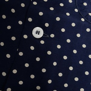 At Last ＆ Co アットラスト/BUTCHER PRODUCTS ブッチャープロダクツ DOT RAYON SHIRT NAVY 長袖シャツ 紺 Size 【XS】 【中古品-非常に良い】 20808013