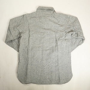 At Last ＆ Co アットラスト/BUTCHER PRODUCTS ブッチャープロダクツ WOOL SHIRT CHINSTRAP 長袖シャツ 灰 Size 【14.5】 【中古品-良い】 20808020