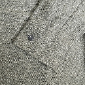 At Last ＆ Co アットラスト/BUTCHER PRODUCTS ブッチャープロダクツ WOOL SHIRT CHINSTRAP 長袖シャツ 灰 Size 【14.5】 【中古品-良い】 20808020