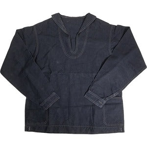 At Last ＆ Co アットラスト/BUTCHER PRODUCTS ブッチャープロダクツ SAILOR SHIRT LINEN 長袖シャツ 紺 Size 【S】 【中古品-良い】 20808021