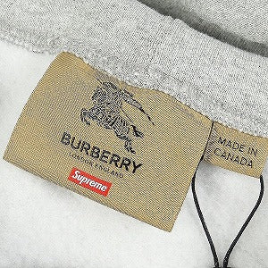 SUPREME シュプリーム ×Burberry 22SS Box Logo Hooded Sweatshirt Heather Grey ボックスロゴパーカー 灰 Size 【XL】 【新古品・未使用品】 20808076