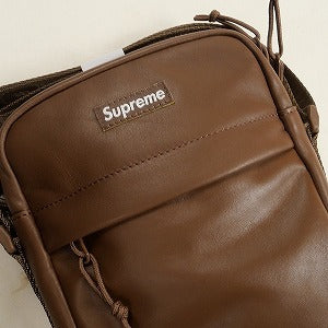 SUPREME シュプリーム 24AW Leather Shoulder Bag Brown ショルダーバッグ 茶 Size 【フリー】 【新古品・未使用品】 20808137