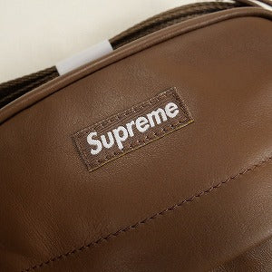 SUPREME シュプリーム 24AW Leather Shoulder Bag Brown ショルダーバッグ 茶 Size 【フリー】 【新古品・未使用品】 20808137