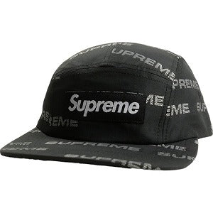 SUPREME シュプリーム 24AW Reflective Jacquard Camp Cap Black キャンプキャップ 黒 Size 【フリー】 【新古品・未使用品】 20808142