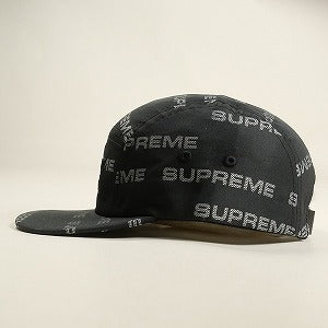 SUPREME シュプリーム 24AW Reflective Jacquard Camp Cap Black キャンプキャップ 黒 Size 【フリー】 【新古品・未使用品】 20808142