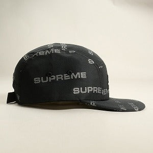 SUPREME シュプリーム 24AW Reflective Jacquard Camp Cap Black キャンプキャップ 黒 Size 【フリー】 【新古品・未使用品】 20808142