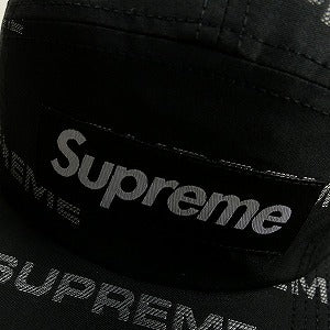 SUPREME シュプリーム 24AW Reflective Jacquard Camp Cap Black キャンプキャップ 黒 Size 【フリー】 【新古品・未使用品】 20808142