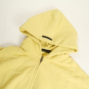 Fear of God フィアーオブゴッド ESSENTIALS Heavy Fleece Fullzip Hoodie Amber ジップパーカー 黄 Size 【M】 【新古品・未使用品】 20808183