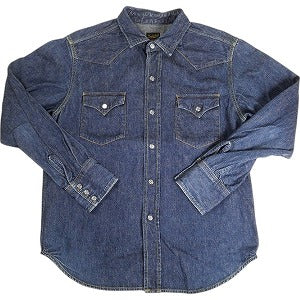 本日限定価格！テンダーロイン　BASE BALL SHT S/S INDIGO TENDERLOIN 'BASE BALL SHT'デニム ベースボールシャツ