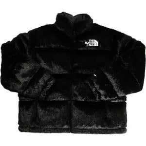 SUPREME シュプリーム ×THE NORTH FACE 20AW Faux Fur Nuptse Jacket Black ヌプシジャケット 黒 Size 【M】 【中古品-良い】 20808194