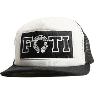 CHROME HEARTS クロム・ハーツ FOTI TRUCKER CAP WHITE/BLACK