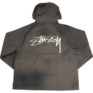 STUSSY ステューシー 24AW BEACH SHELL WAVE DYE BLACK ジャケット 黒 Size 【L】 【新古品・未使用品】 20808243