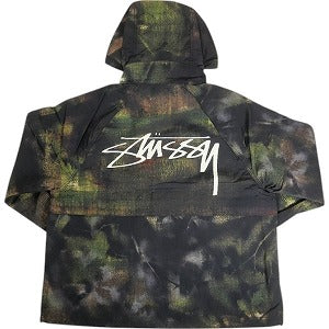 STUSSY ステューシー 24AW BEACH SHELL STENPAT CAMO FORTINE ジャケット 黒緑 Size 【M】 【新古品・未使用品】 20808244