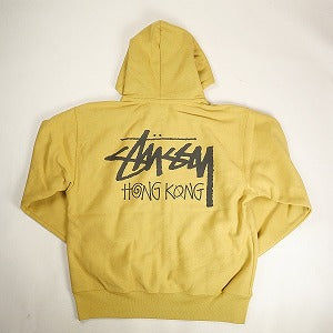 STUSSY ステューシー 24AW STOCK HONG KONG ZIP HOOD CARRY 香港限定ジップパーカー マスタード Size 【L】 【新古品・未使用品】 20808260