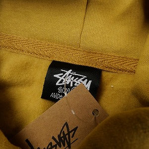 STUSSY ステューシー 24AW STOCK HONG KONG ZIP HOOD CARRY 香港限定ジップパーカー マスタード Size 【L】 【新古品・未使用品】 20808260