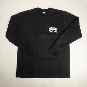 STUSSY ステューシー 24AW STOCK HONG KONG LS TEE BLACK 香港限定ロンT 黒 Size 【M】 【新古品・未使用品】 20808265