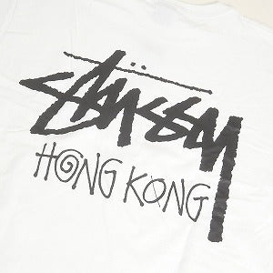 STUSSY ステューシー 24AW STOCK HONG KONG LS TEE WHITE 香港限定ロンT 白 Size 【L】 【新古品・未使用品】 20808271