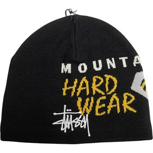 STUSSY ステューシー ×MOUNTAIN HARDWEAR CAELUM 24AW  DOME BEANIE BLACK ビーニー 黒 Size 【フリー】 【新古品・未使用品】 20808278