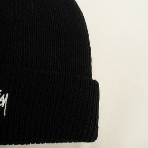 STUSSY ステューシー 24AW BASIC CUFF BEANIE BLACK ビーニー 黒 Size 【フリー】 【新古品・未使用品】 20808284