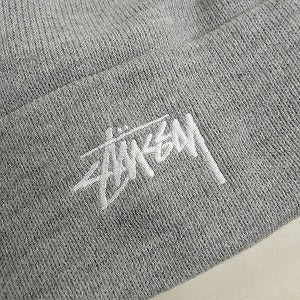 STUSSY ステューシー 24AW STOCK CUFF BEANIE GREY ビーニー 灰 Size 【フリー】 【新古品・未使用品】 20808288