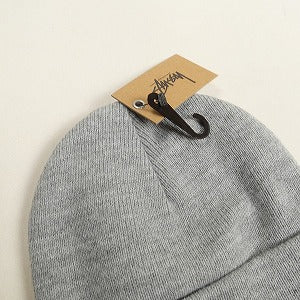 STUSSY ステューシー 24AW STOCK CUFF BEANIE GREY ビーニー 灰 Size 【フリー】 【新古品・未使用品】 20808288