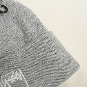 STUSSY ステューシー 24AW STOCK CUFF BEANIE GREY ビーニー 灰 Size 【フリー】 【新古品・未使用品】 20808288