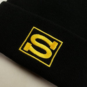 STUSSY ステューシー 24AW CUFF BEANIE S SPORT BLACK ビーニー 黒 Size 【フリー】 【新古品・未使用品】 20808290