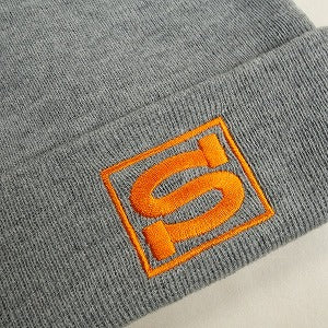 STUSSY ステューシー 24AW CUFF BEANIE S SPORT GREY ビーニー 灰 Size 【フリー】 【新古品・未使用品】 20808293