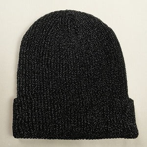 STUSSY ステューシー 24AW CUFF BEANIE REFLECTIVE YARN BLACK ビーニー 黒 Size 【フリー】 【新古品・未使用品】 20808299