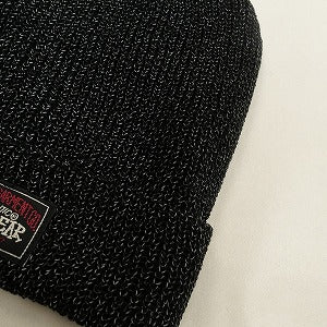 STUSSY ステューシー 24AW CUFF BEANIE REFLECTIVE YARN BLACK ビーニー 黒 Size 【フリー】 【新古品・未使用品】 20808299