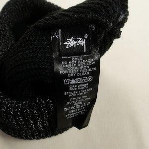 STUSSY ステューシー 24AW CUFF BEANIE REFLECTIVE YARN BLACK ビーニー 黒 Size 【フリー】 【新古品・未使用品】 20808299