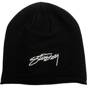 STUSSY ステューシー 24AW SKULLCAP ROLLED EDGE BLACK ビーニー 黒 Size 【フリー】 【新古品・未使用品】 20808300