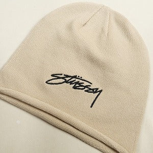 STUSSY ステューシー 24AW SKULLCAP ROLLED EDGE BONE ビーニー ベージュ Size 【フリー】 【新古品・未使用品】 20808303