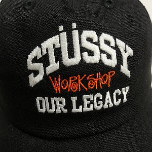 STUSSY ステューシー ×OUR LEGACY WORK SHOP 24AW LOW PROFILE TRUCKER CAP Black メッシュキャップ 黒 Size 【フリー】 【新古品・未使用品】 20808306