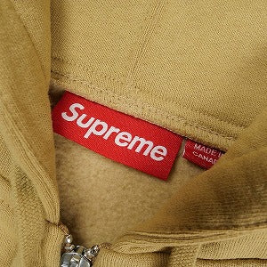 SUPREME シュプリーム 24AW Small Box Zip Up Hooded Sweatshirt Dark Tan ジップパーカー タン Size 【M】 【新古品・未使用品】 20808392