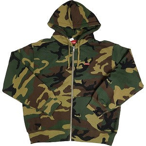 SUPREME シュプリーム 24AW Small Box Zip Up Hooded Sweatshirt Woodland Camo ジップパーカー 緑 Size 【S】 【新古品・未使用品】 20808395