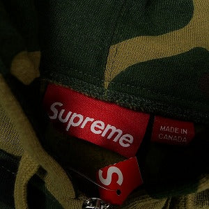 SUPREME シュプリーム 24AW Small Box Zip Up Hooded Sweatshirt Woodland Camo ジップパーカー 緑 Size 【S】 【新古品・未使用品】 20808395