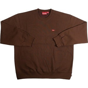 SUPREME シュプリーム 22AW Small Box Crewneck Dark Brown クルーネックスウェット 茶 Size 【L】 【新古品・未使用品】 20808407