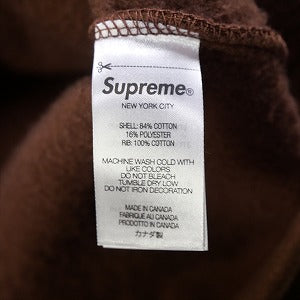 SUPREME シュプリーム 22AW Small Box Crewneck Dark Brown クルーネックスウェット 茶 Size 【L】 【新古品・未使用品】 20808407