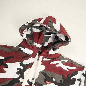 SUPREME シュプリーム 23AW Small Box Drawcord Hooded Sweatshirt Red Camo パーカー バーガンディー Size 【M】 【新古品・未使用品】 20808408