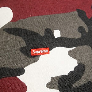 SUPREME シュプリーム 23AW Small Box Drawcord Hooded Sweatshirt Red Camo パーカー バーガンディー Size 【M】 【新古品・未使用品】 20808408