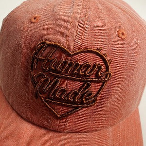 HUMAN MADE ヒューマンメイド 24AW 6PANEL TWILL CAP #1 ORANGE HM28GD027 ハートロゴキャップ オレンジ Size 【フリー】 【新古品・未使用品】 20808446