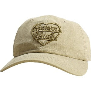 HUMAN MADE ヒューマンメイド 24AW 6PANEL TWILL CAP #1 BEIGE HM28GD027 ハートロゴキャップ ベージュ Size 【フリー】 【新古品・未使用品】 20808448