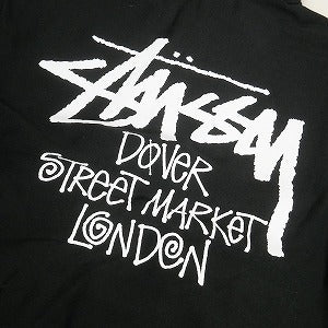 STUSSY ステューシー ×DOVER STREET MARKET 23AW STOCK DSM LONDON ZIP HOODIE BLACK ジップパーカー 黒 Size 【M】 【新古品・未使用品】 20808520