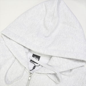 STUSSY ステューシー 24SS WORLD TOUR ZIP HOODIE ASH GRAY ジップパーカー 灰 Size 【L】 【新古品・未使用品】 20808529