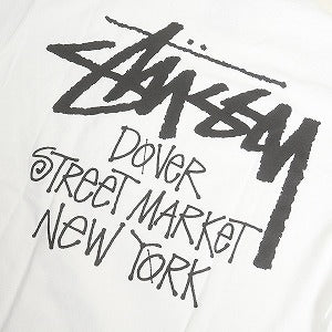 STUSSY ステューシー ×DOVER STREET MARKET 23AW STOCK DSM NEW YORK WHITE TEE Tシャツ 白 Size 【S】 【新古品・未使用品】 20808531