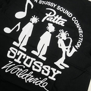 STUSSY ステューシー ×PATTA 24SS SOUND CONNECTION TEE BLACK Tシャツ 黒 Size 【M】 【新古品・未使用品】 20808552