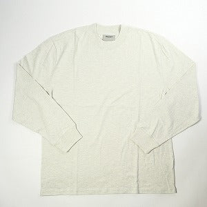 Fear of God フィアーオブゴッド ESSENTIALS ESSENTIALS Long Sleeve T-shirt Heather Oatmeal ロンT 灰 Size 【XS】 【新古品・未使用品】 20808575