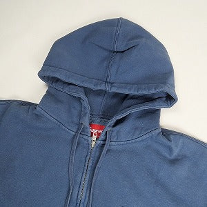 SUPREME シュプリーム 24SS Overdyed Small Box Zip Up Hooded Sweatshirt Dark Slate ジップパーカー 紺 Size 【L】 【新古品・未使用品】 20808589